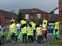 Going Green Clean up Day - Off to rid the streets of litter